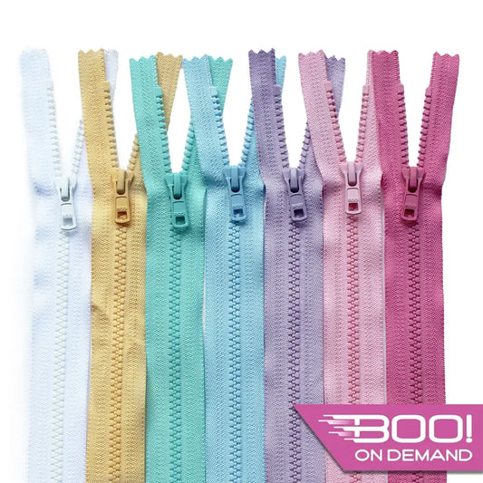 BOO Chunky Zip Closed End Bundle Pastels Chunky Zip Closed Bundle