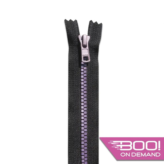 BOO Chunky Zip Closed End Flat Violet Chunky Zip Closed