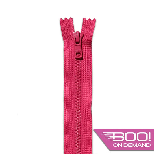 BOO Chunky Zip Closed End Hot Pink 516 Chunky Zip Closed