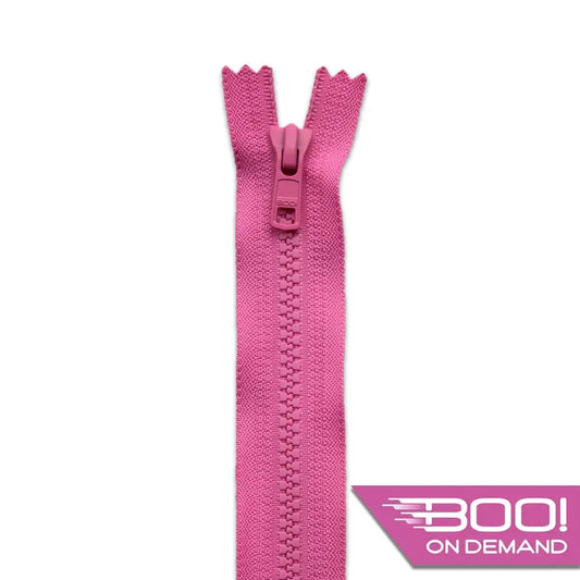 BOO Chunky Zip Closed End Med Pink 515 Chunky Zip Closed