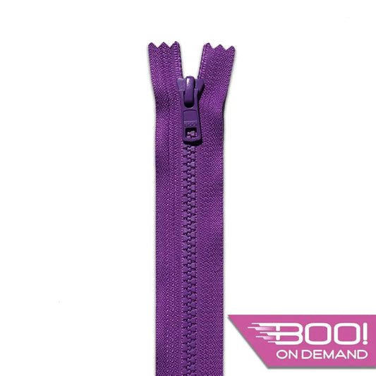 BOO Chunky Zip Closed End Purple 284 Chunky Zip Closed