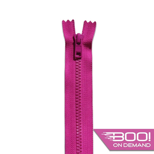 BOO Chunky Zip Closed End Raspberry 258 Chunky Zip Closed