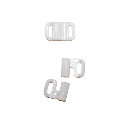Clasp Plastic 10mm White Clasp