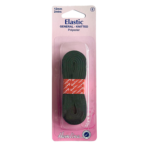 Knitted Elastic: 2m x 12mm