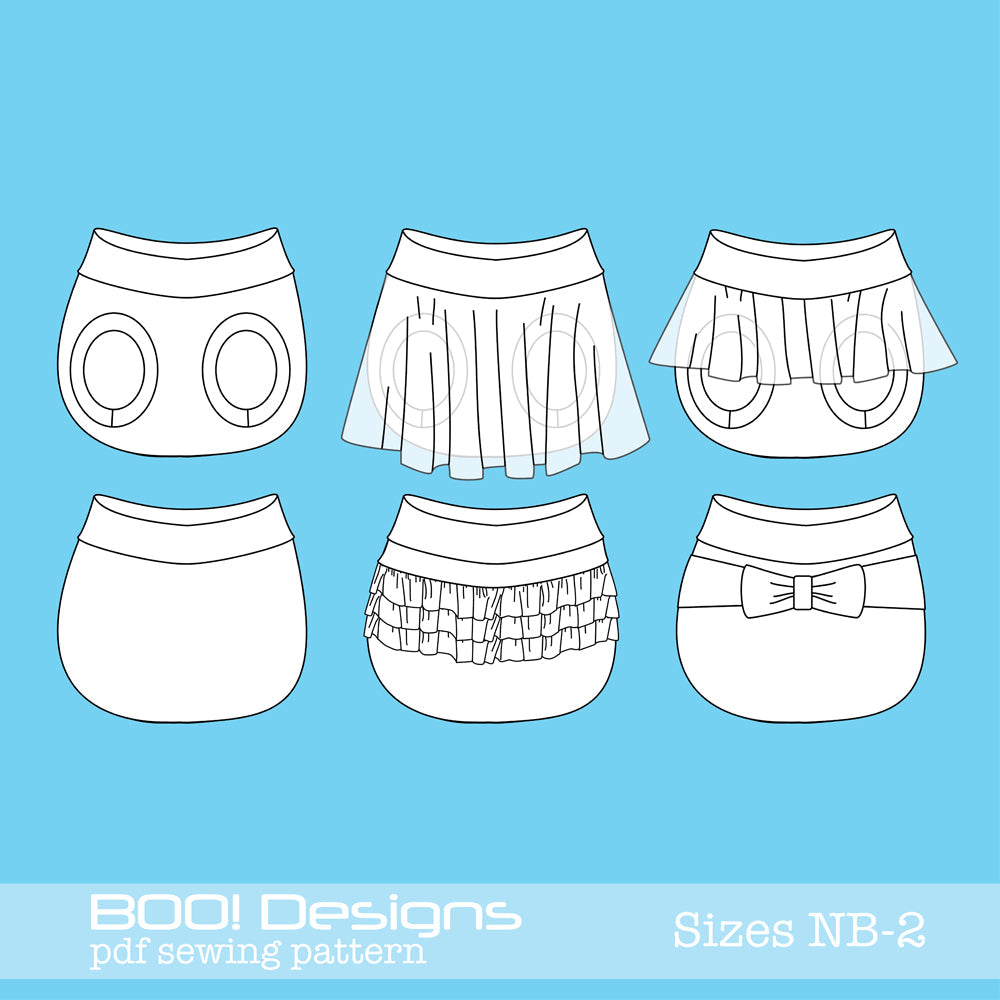 PDF Pattern: Cheekies Nappy Cover PDF Pattern