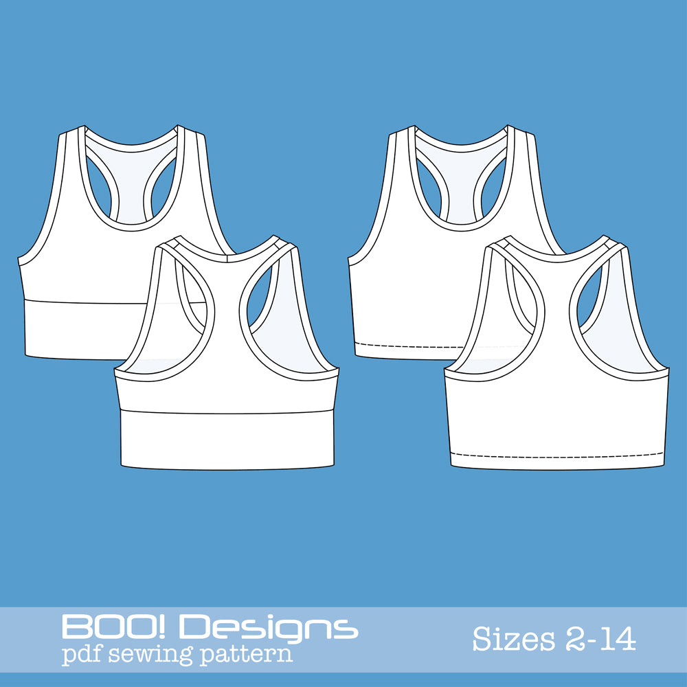 PDF Pattern: Firebird Crop Top