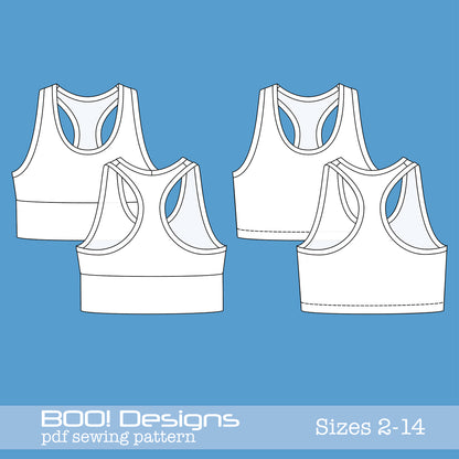 PDF Pattern: Firebird Crop Top