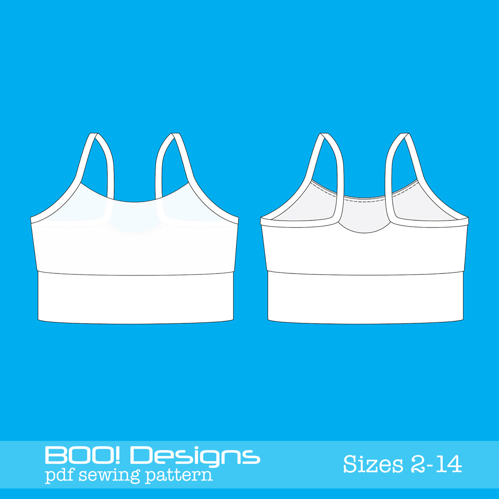 PDF Pattern: Hopscotch Crop Top
