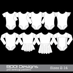 PDF Pattern: Sleeved Leotard