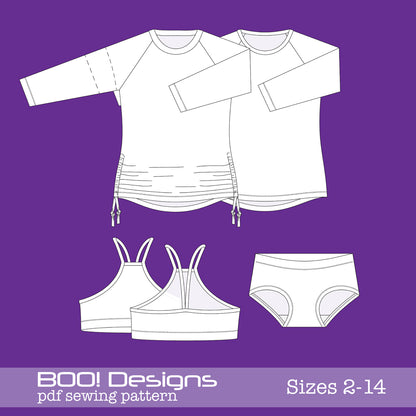 PDF Pattern: Tweenie Bikini
