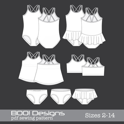 PDF Pattern: Twin Swim