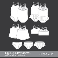 PDF Pattern: Twin Swim