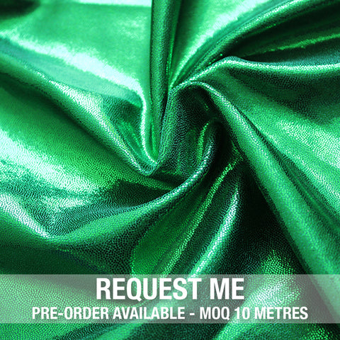 Spandex Metallic Solid Clover