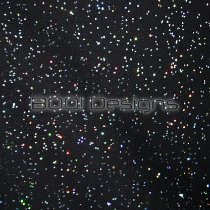 Spandex Vita Solid Black - Glitter Galaxy Fabric