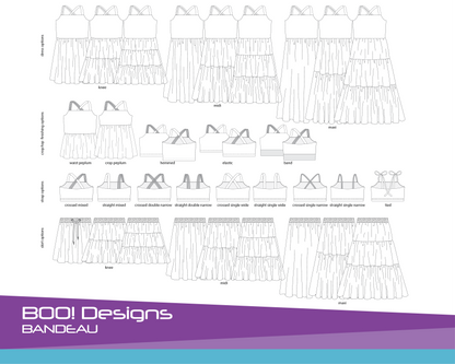 PDF Pattern: Bandeau Dress PDF Pattern