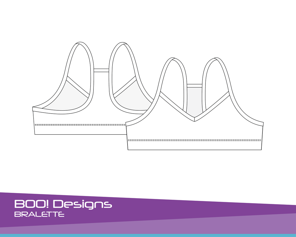 Bralette Sewing Pattern | Bralette Free Bra Pattern – BOO Designs