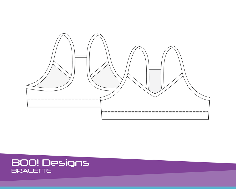 Bralette Sewing Pattern | Bralette Free Bra Pattern – BOO Designs