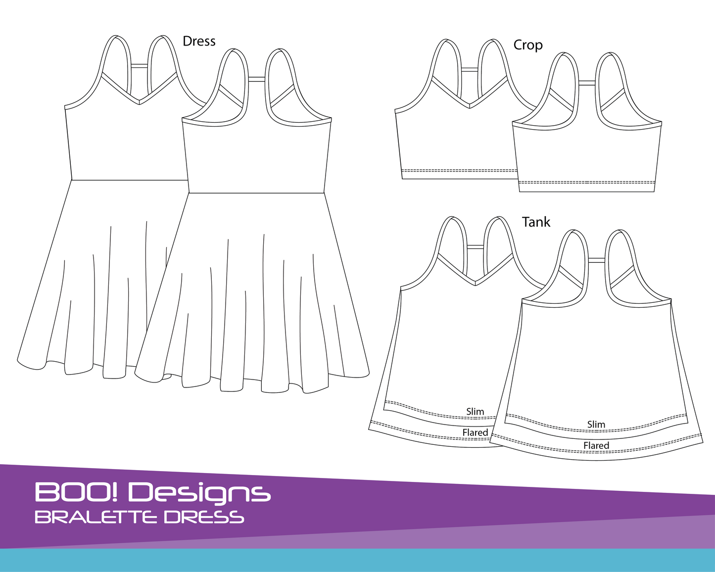 PDF Pattern: Bralette Dress PDF Pattern