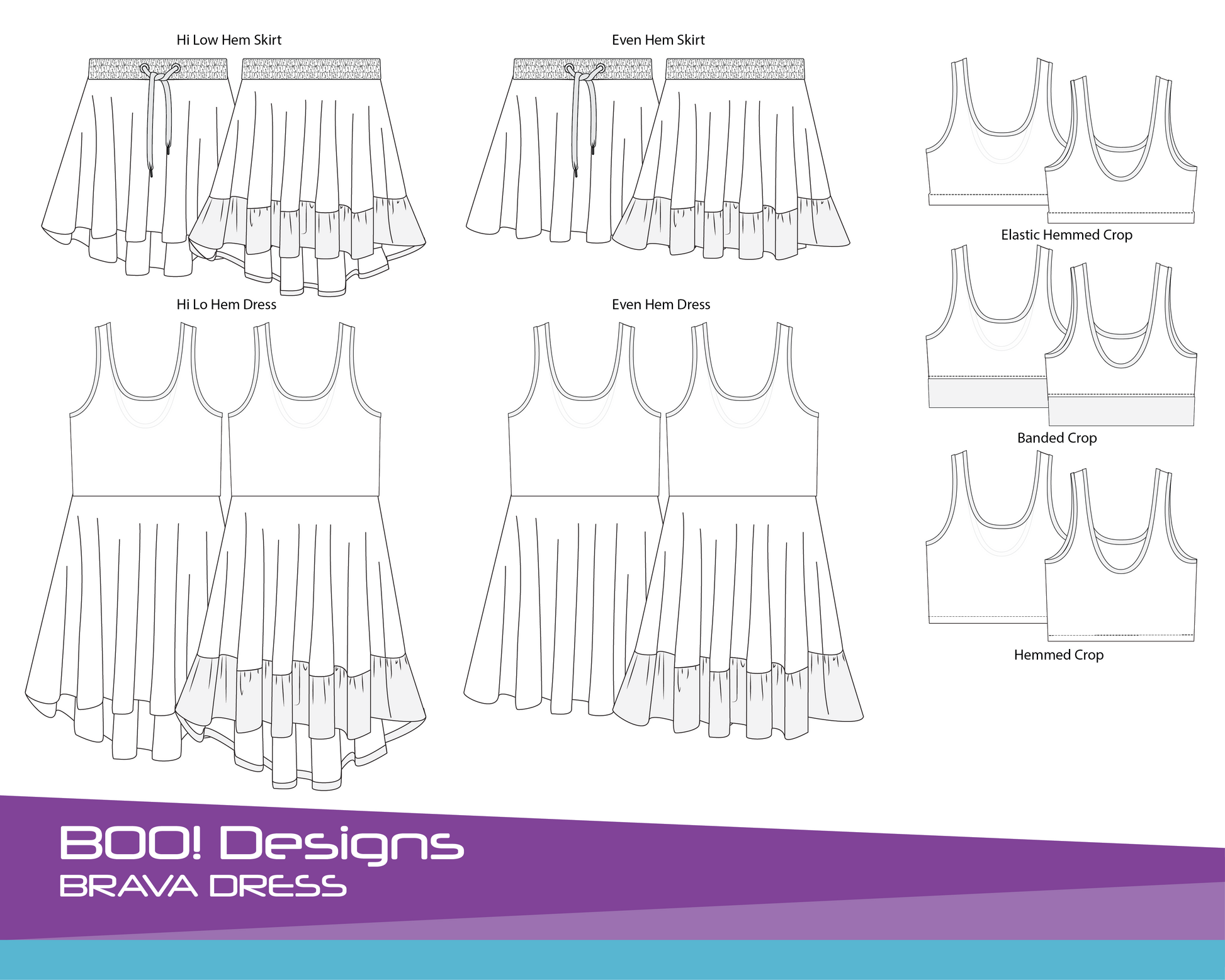 PDF Pattern: Brava Dress PDF Pattern