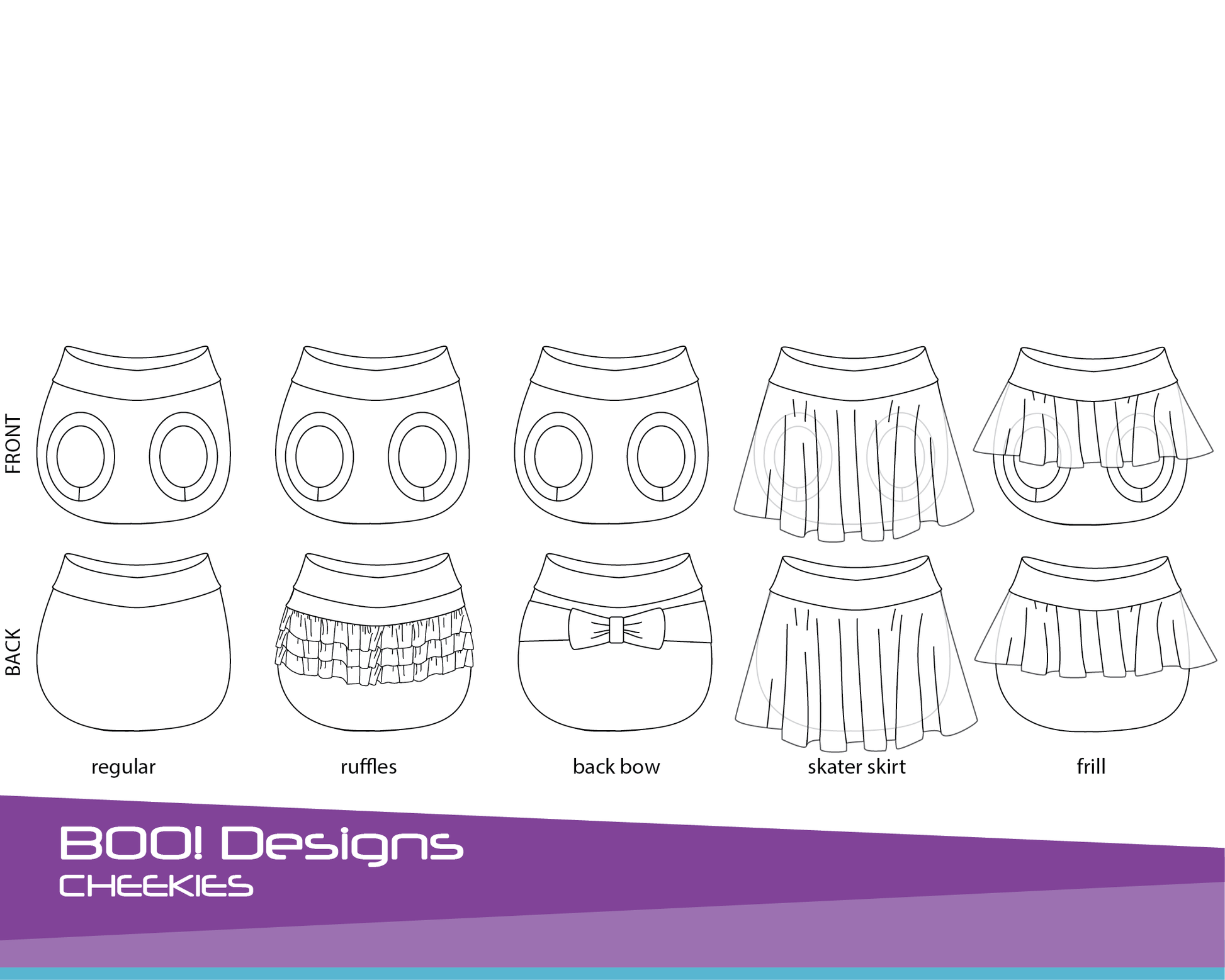 PDF Pattern: Cheekies Nappy Cover PDF Pattern