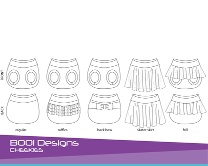 PDF Pattern: Cheekies Nappy Cover PDF Pattern