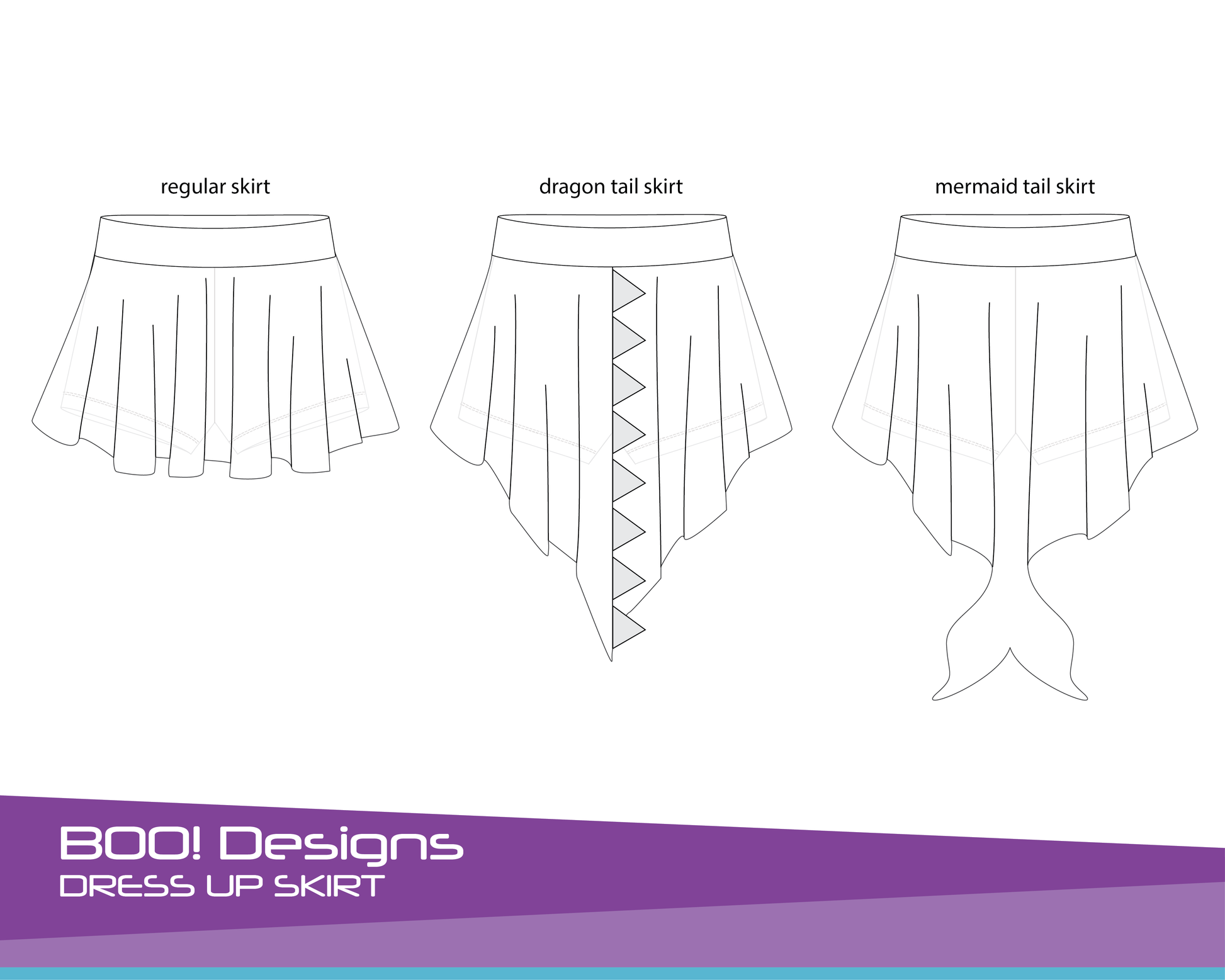 PDF Pattern: Dress Up Skirt PDF Pattern