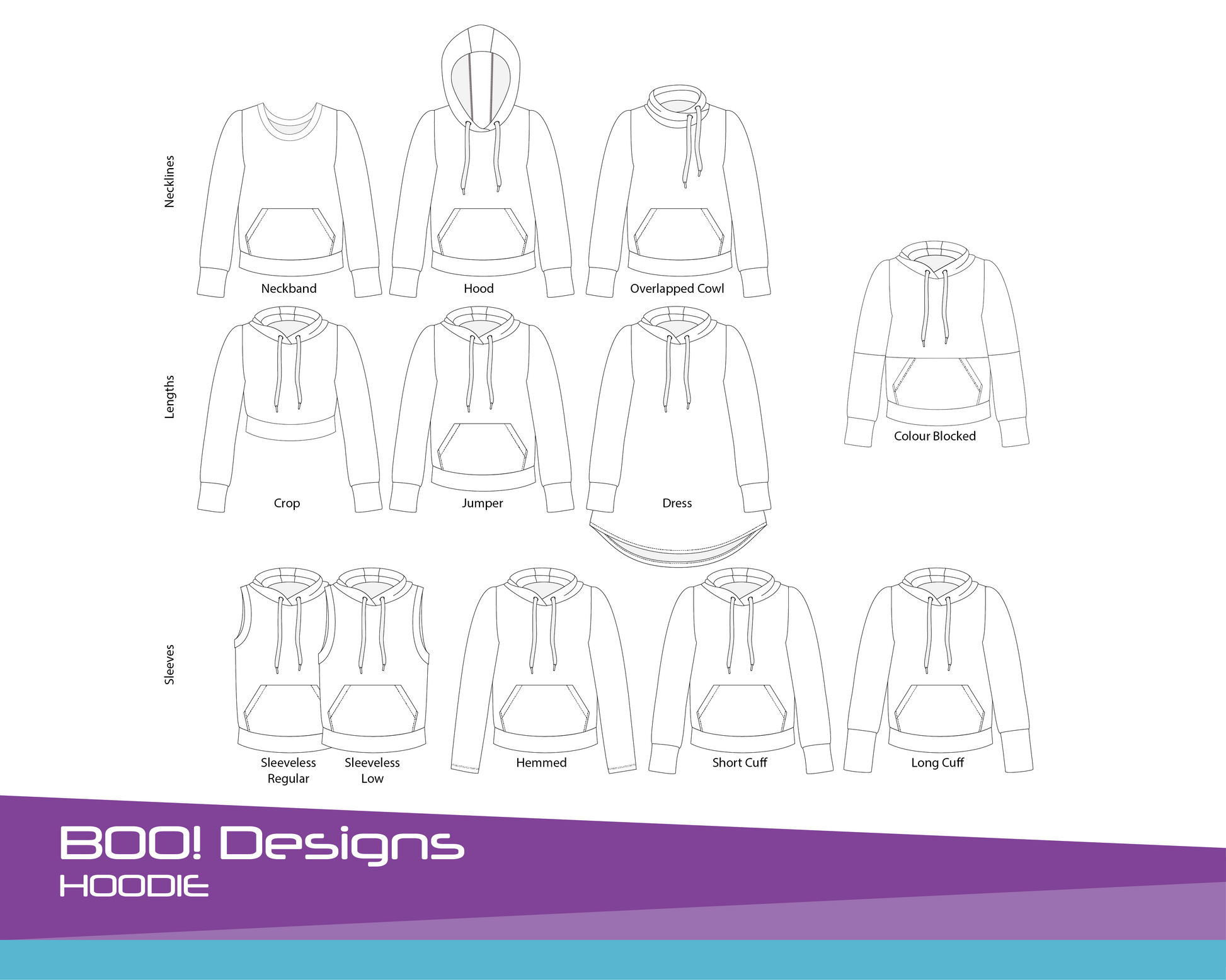 PDF Pattern: Hoodie PDF Pattern