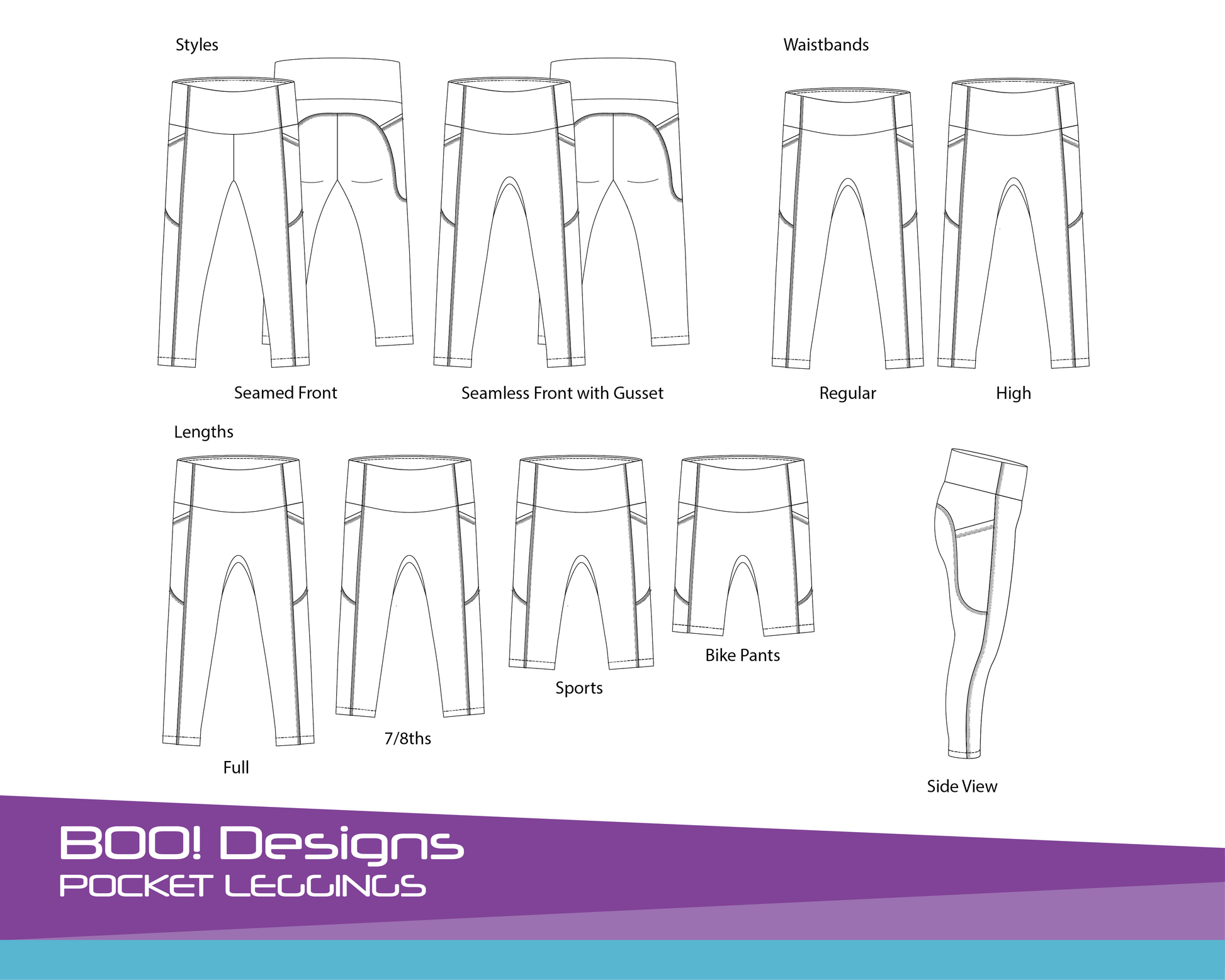PDF Pattern: Pocket Leggings PDF Pattern