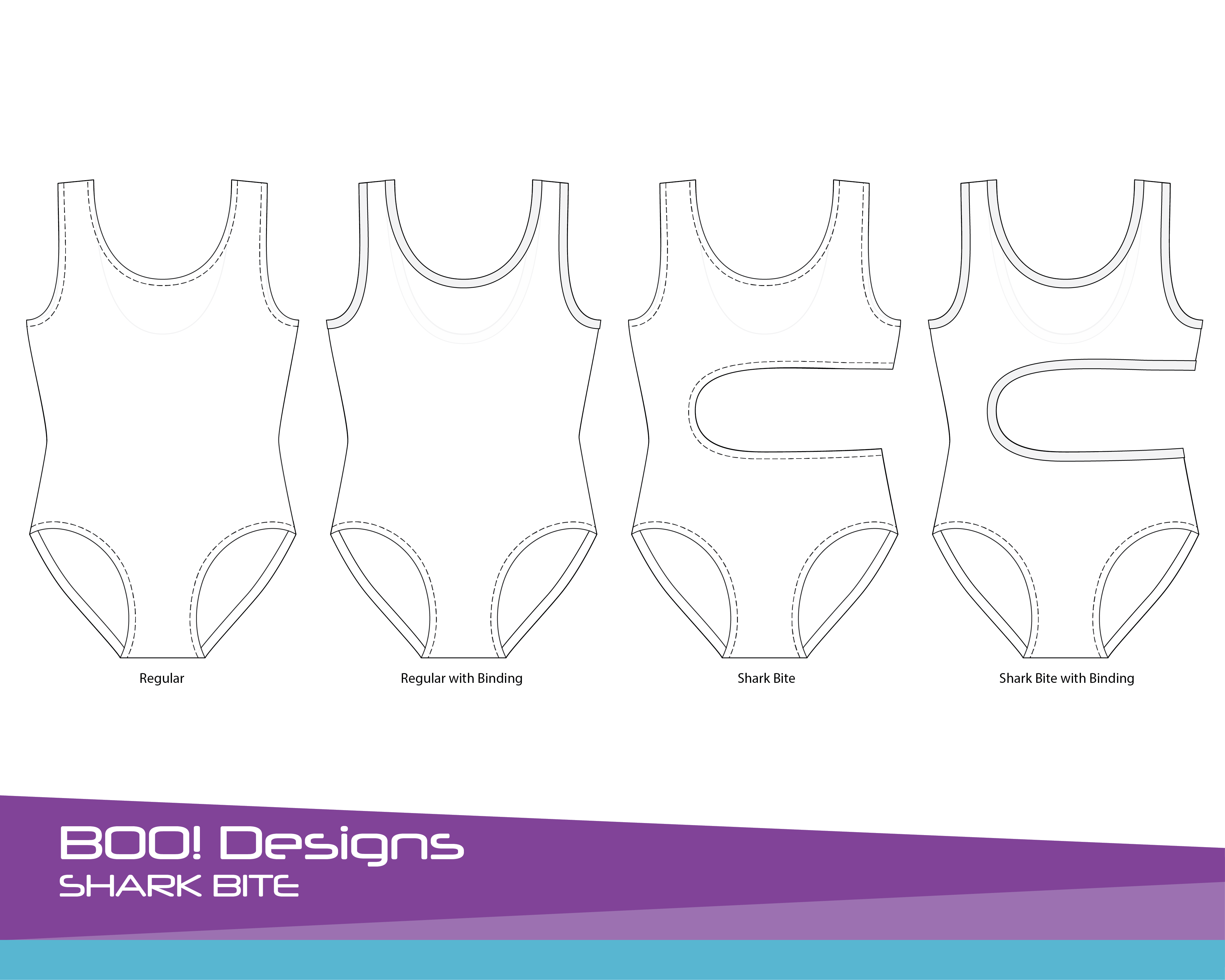 Shark Bite PDF Sewing Pattern – BOO Designs