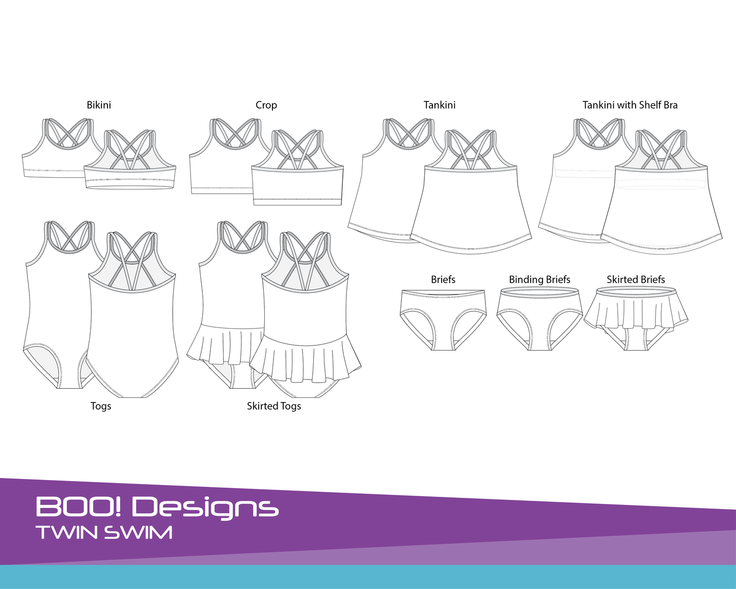 PDF Pattern: Twin Swim PDF Pattern