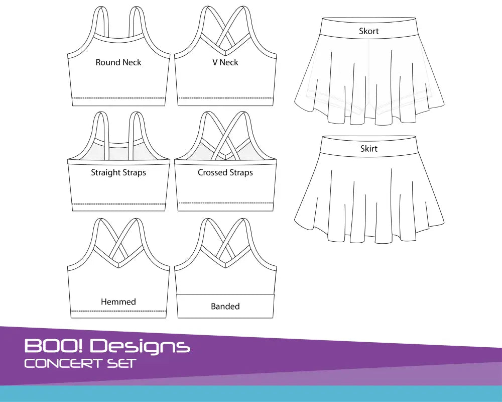 PDF Pattern: Concert Set PDF Pattern