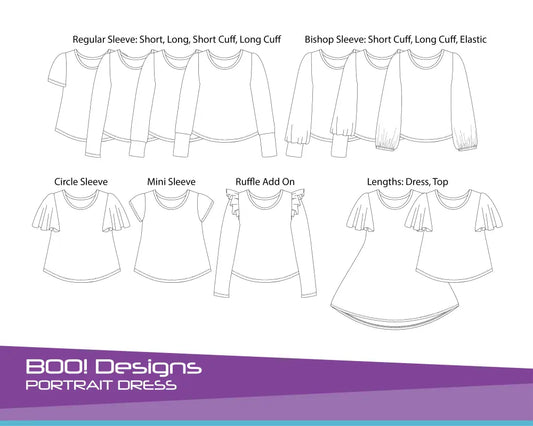 PDF Pattern: Portrait Dress PDF Pattern