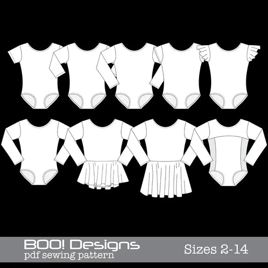 PDF Pattern: Sleeved Leotard PDF Pattern