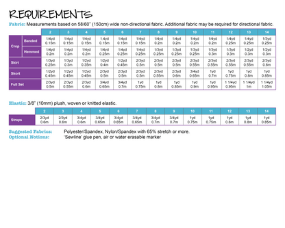 PDF Pattern: Concert Set