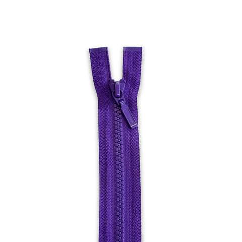 YKK Chunky Zip Separating Purple 218 - 25cm