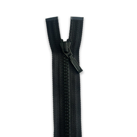 YKK Chunky Zip Separating Black 580 - 35cm