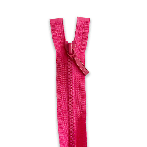 YKK Chunky Zip Separating Hot Pink 516  - 30cm