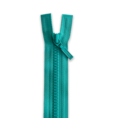 YKK Chunky Zip Separating Teal 018 - 25cm