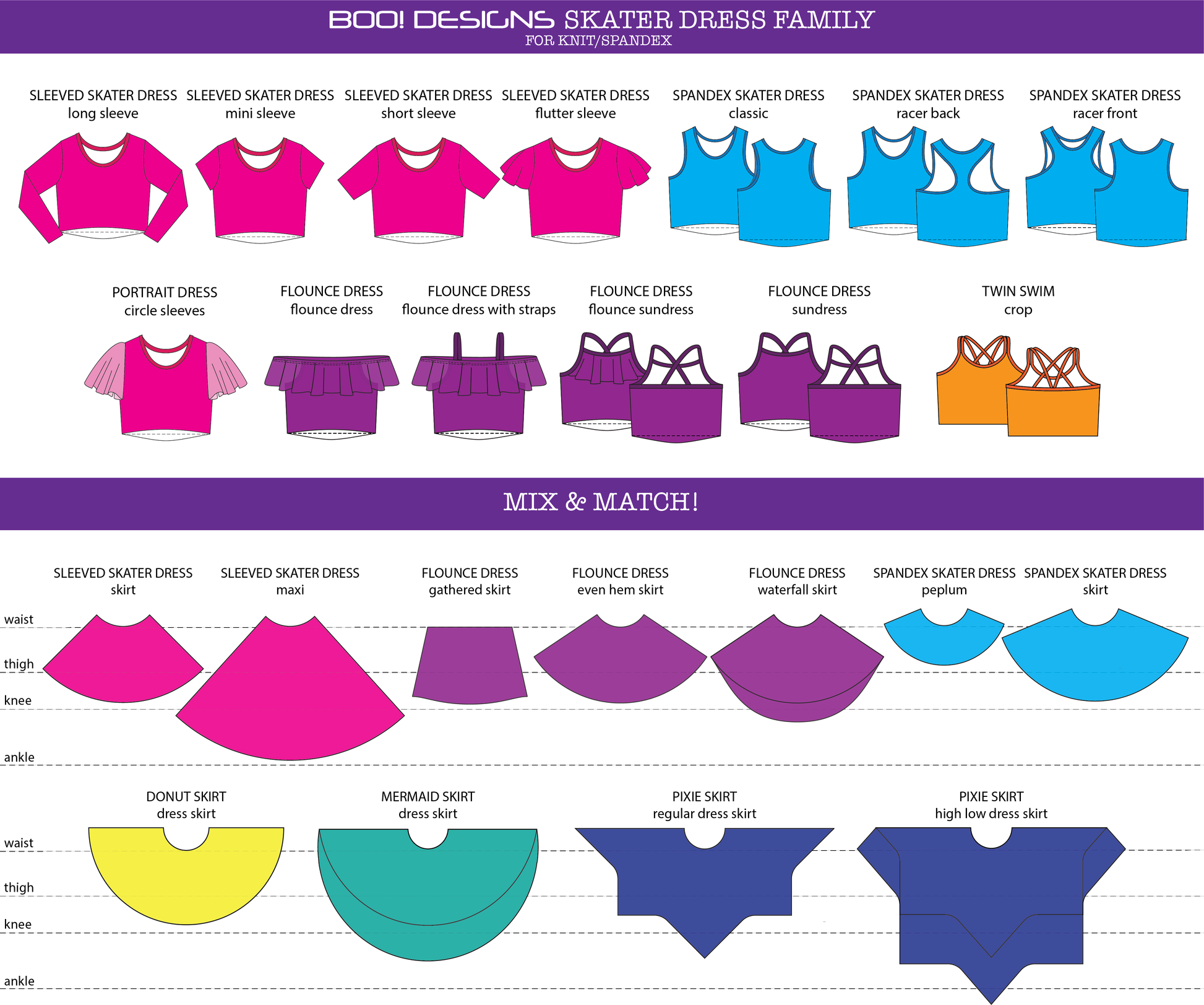 PDF Pattern: Twin Swim PDF Pattern