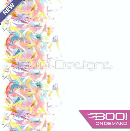 Spandex Abstract Coral FULL Fabric