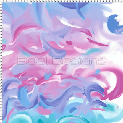 Spandex Abstract Pastel FULL Fabric
