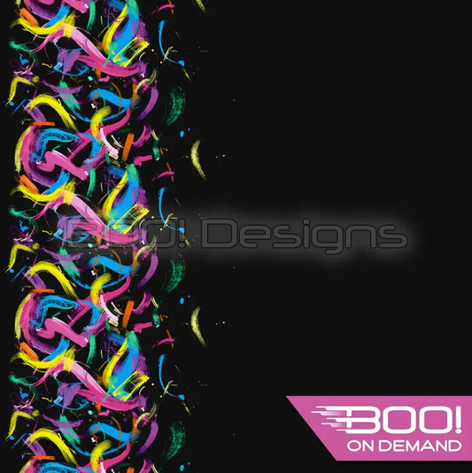 Spandex Abstract Rainbow FULL Fabric
