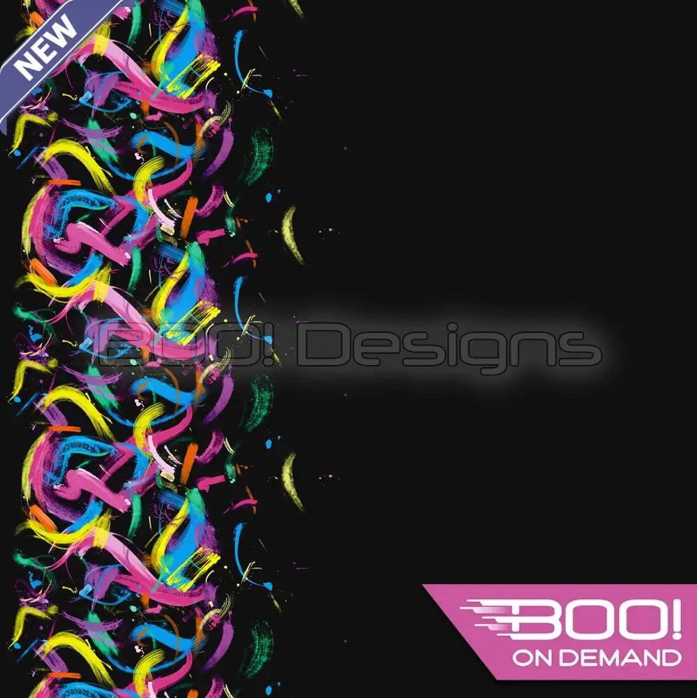 Spandex Abstract Rainbow FULL Fabric