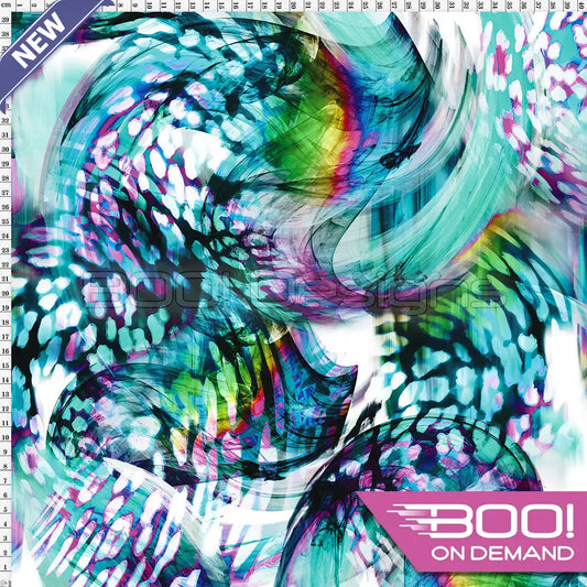 Spandex Animal Prism Fabric