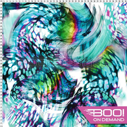 Spandex Animal Prism Fabric
