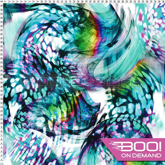 Spandex Animal Prism Fabric