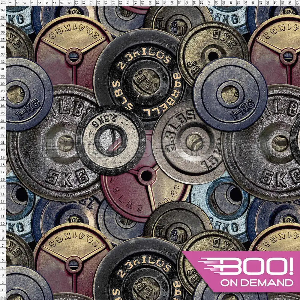 Spandex Barbells Multi Fabric