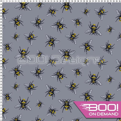 Spandex Bees Fabric