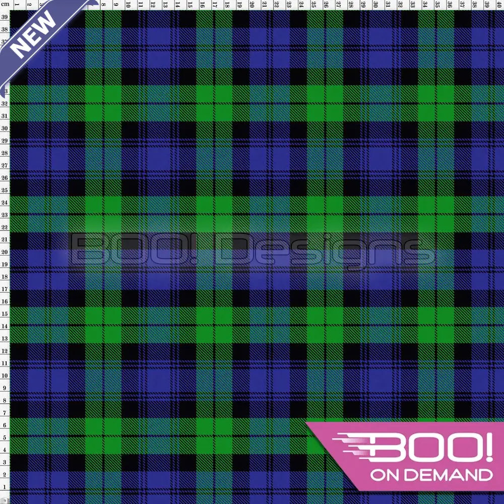 Spandex Black Watch Checked - Fabric