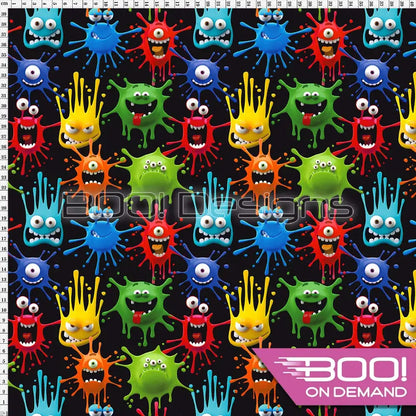 Spandex Blot Bots Fabric